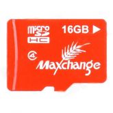 Cartão de memória Maxchange microSD Micro SD HC / TF ; Verme
