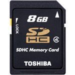 Cartão de Memória TOSHIBA SDHC; Memória SD; Preto; 8GB
